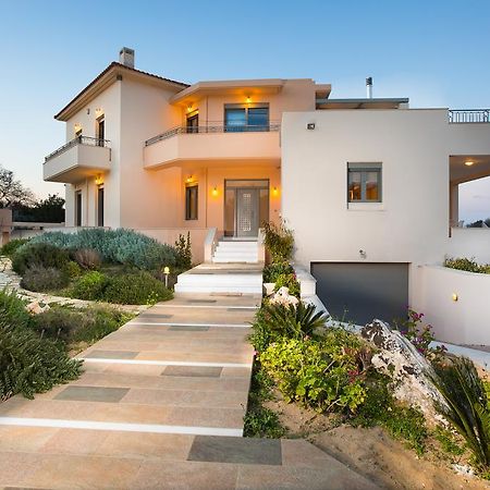 Deluxe Villa Ianthos - Outdoor Hot Tub & Kids Pool Gállos 외부 사진