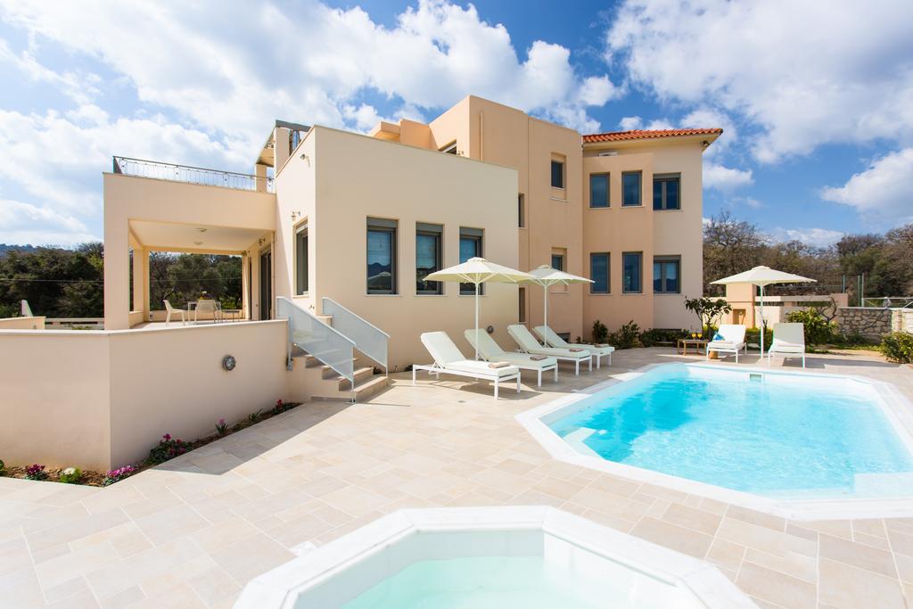 Deluxe Villa Ianthos - Outdoor Hot Tub & Kids Pool Gállos 외부 사진
