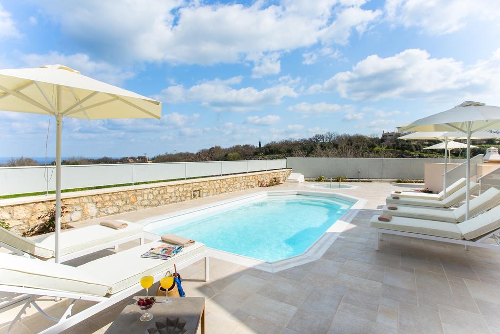 Deluxe Villa Ianthos - Outdoor Hot Tub & Kids Pool Gállos 외부 사진