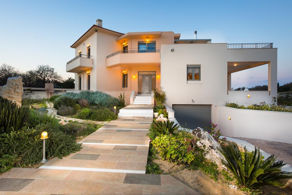 Deluxe Villa Ianthos - Outdoor Hot Tub & Kids Pool Gállos 외부 사진