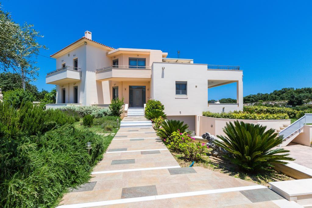 Deluxe Villa Ianthos - Outdoor Hot Tub & Kids Pool Gállos 외부 사진